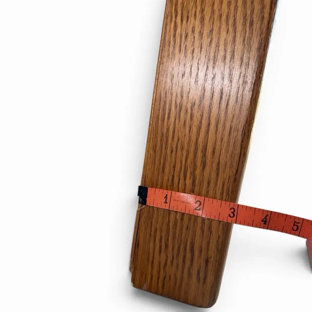 Heartland International Vintage Wood Letter Rack Key Hooks Cottagecore 90s Decor